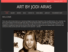 Tablet Screenshot of jodiarias.com